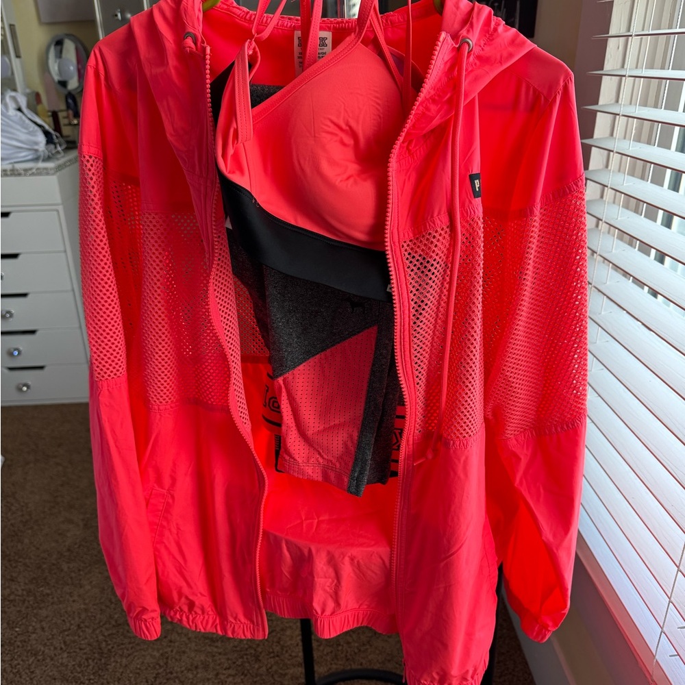 3 piece set Victoria Secret PINK workout outfit